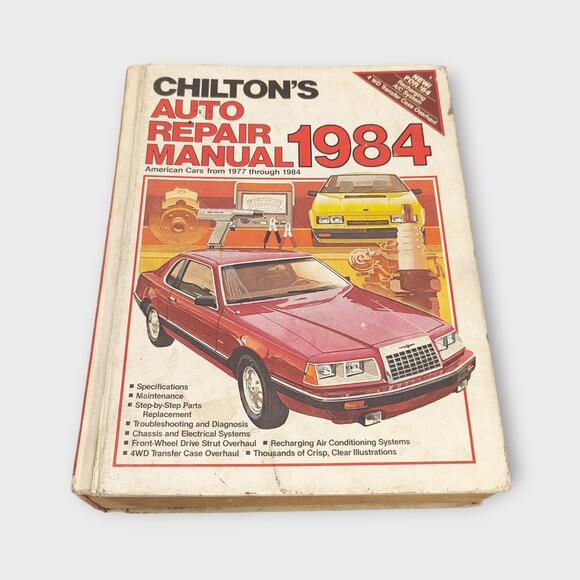 CHILTON'S 1984 Auto Repair Manual American Cars From 1977 Through 1984 - Picture 1 of 8